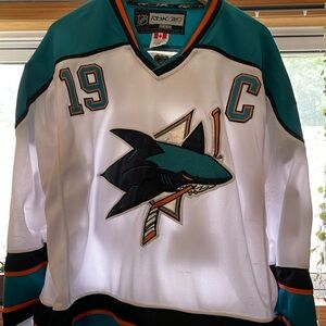 Joe Thornton  San Jose Sharks  Captain Jersey